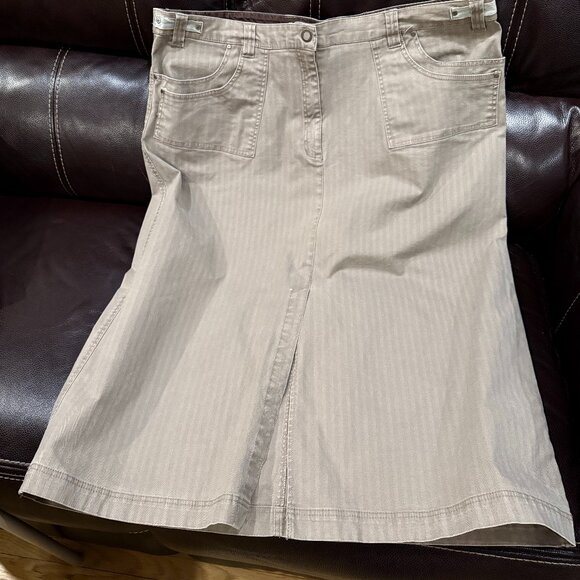 Long Heavy Cotton Ginny Skirt - Picture 3 of 8